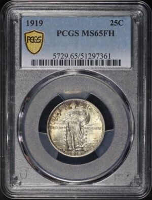 Obverse of this 1919 Standing Liberty Quarter PCGS MS-65 FH