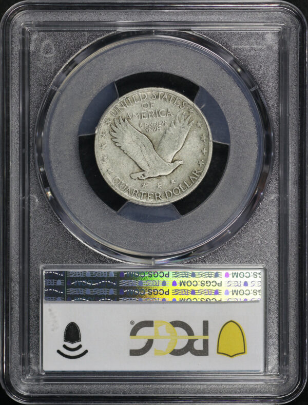 Reverse of this 1921 Standing Liberty Quarter PCGS F-15