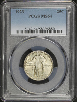Obverse of this 1923 Standing Liberty Quarter PCGS MS-64