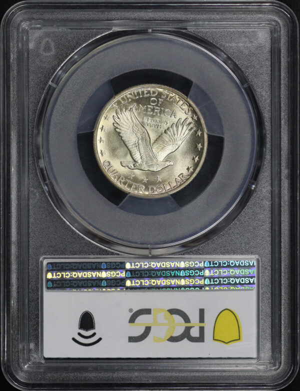 Reverse of this 1924 Standing Liberty Quarter PCGS MS-67+ CAC