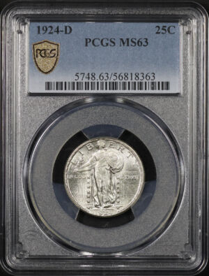 Obverse of this 1924-D Standing Liberty Quarter PCGS MS-63