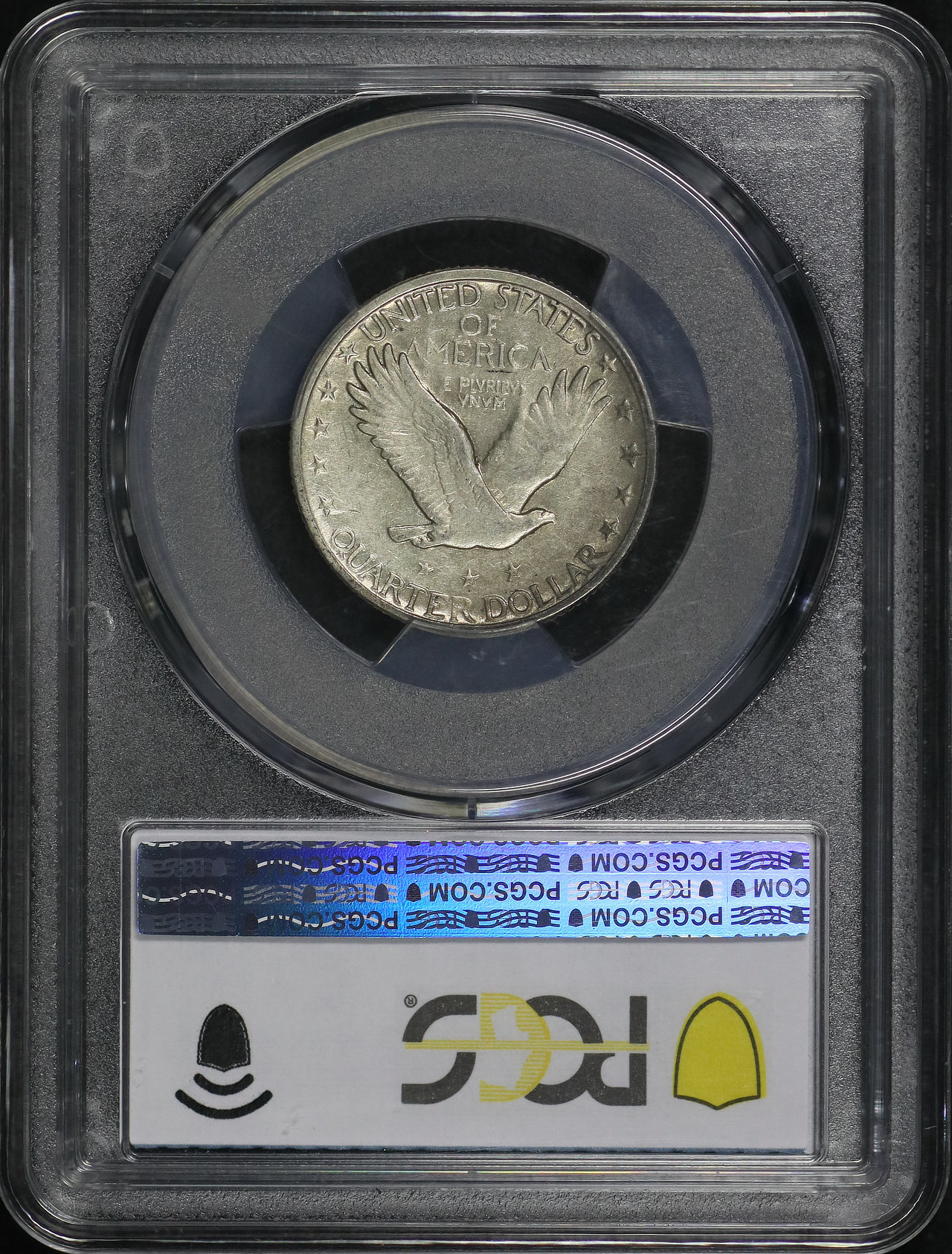 Reverse of this 1927-S Standing Liberty Quarter PCGS AU-50