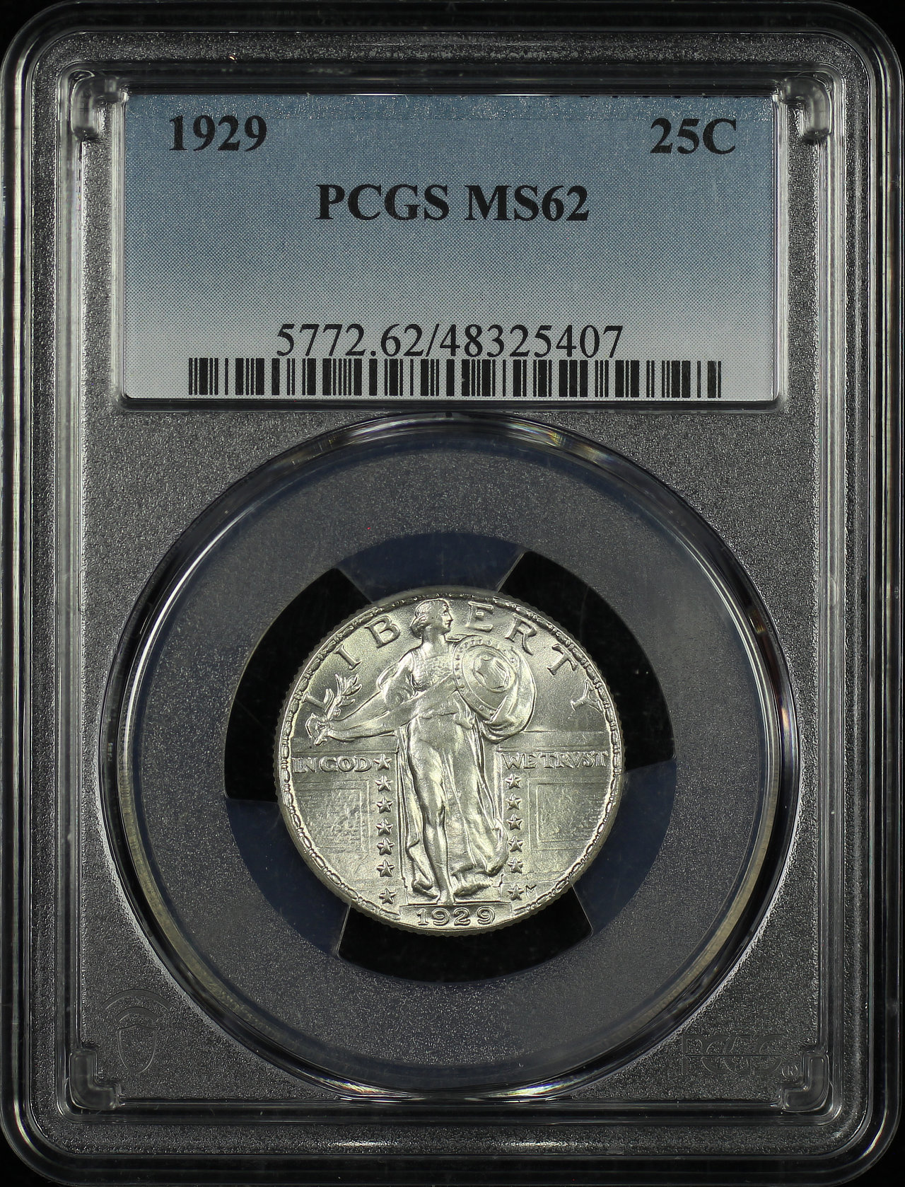 Obverse of this 1929 Standing Liberty Quarter PCGS MS-62