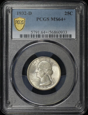 Obverse of this 1932-D Washington Quarter PCGS MS-64+