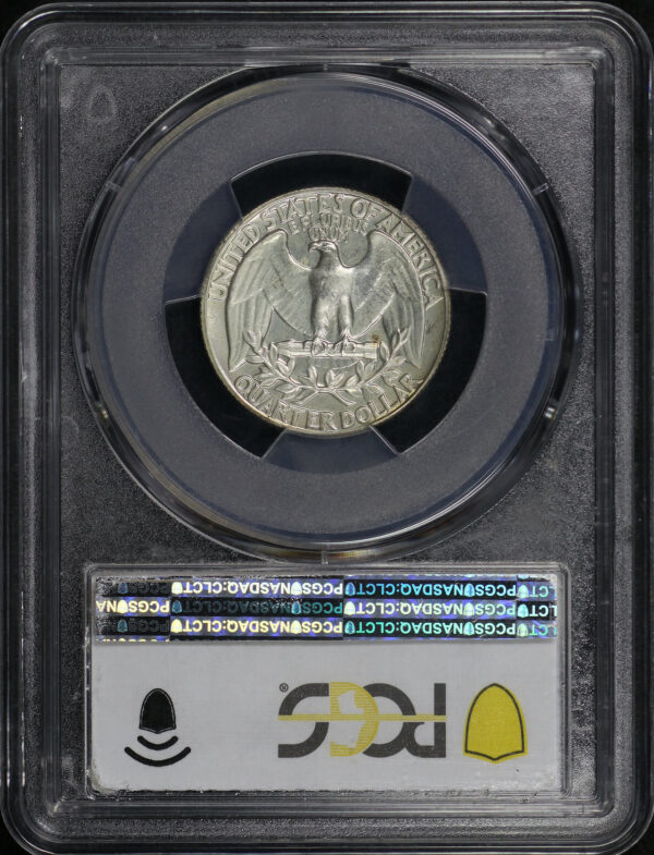 Reverse of this 1938 Washington Quarter PCGS PR-67+