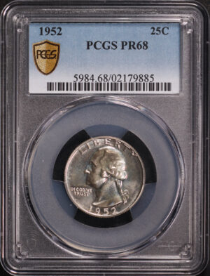 Obverse of this 1952 Washington Quarter PCGS PR-68