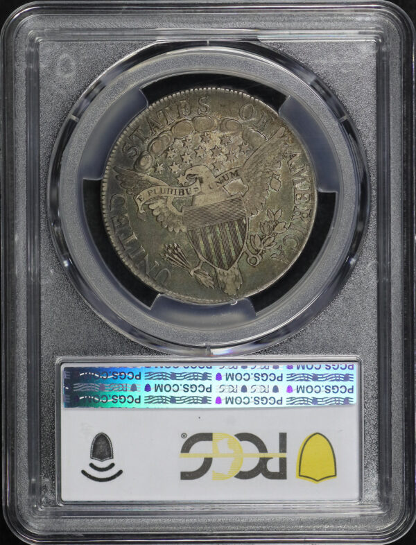 Reverse of this 1806 Draped Bust Half Dollar Pointed 6, No Stem PCGS VF-30 CAC