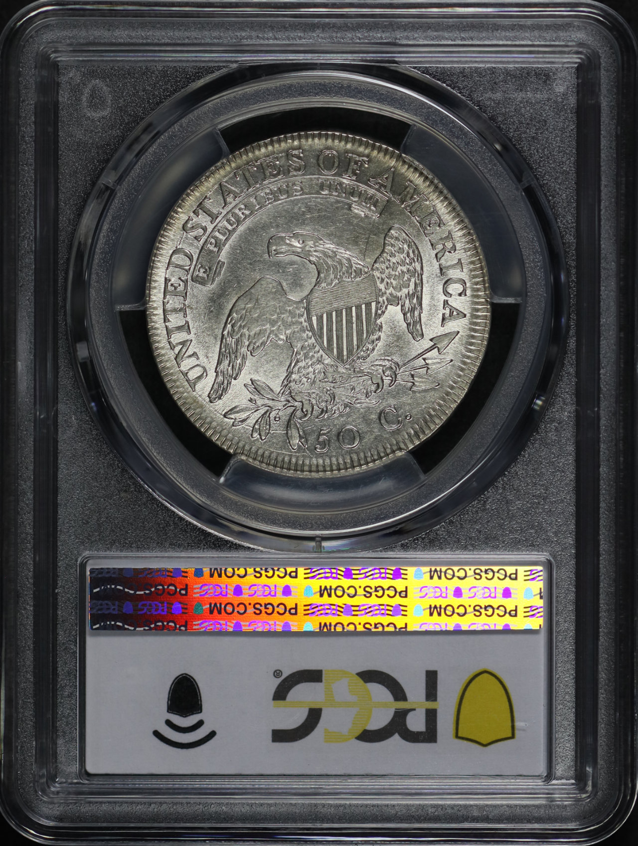 Reverse of this 1809 Capped Bust Half Dollar PCGS AU-53