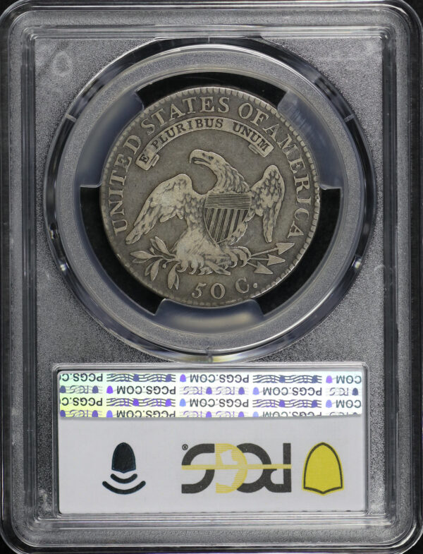 Reverse of this 1819 Capped Bust Half Dollar PCGS VF-25