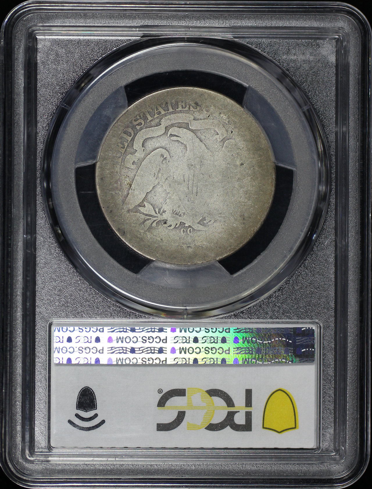 Reverse of this 1872-CC Liberty Seated Half Dollar PCGS PO-01