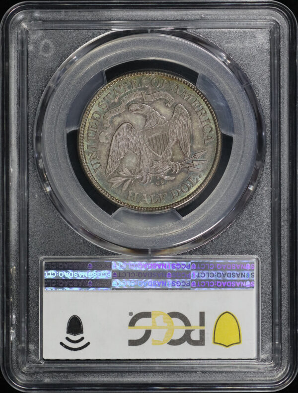 Reverse of this 1874-CC Liberty Seated Half Dollar Arrows PCGS MS-62+