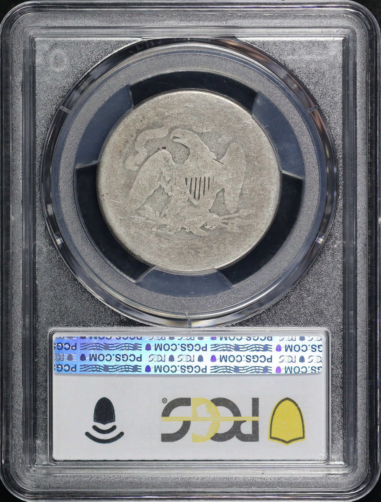 Reverse of this 1875 Seated Liberty Half Dollar PCGS PO-01 – Great For A Lowball Set!