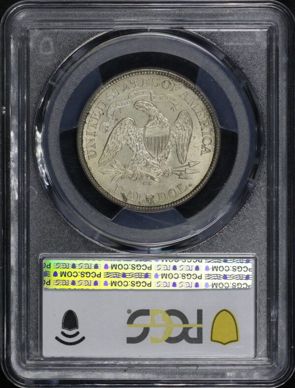 Reverse of this 1875-CC Liberty Seated Half Dollar PCGS MS-62