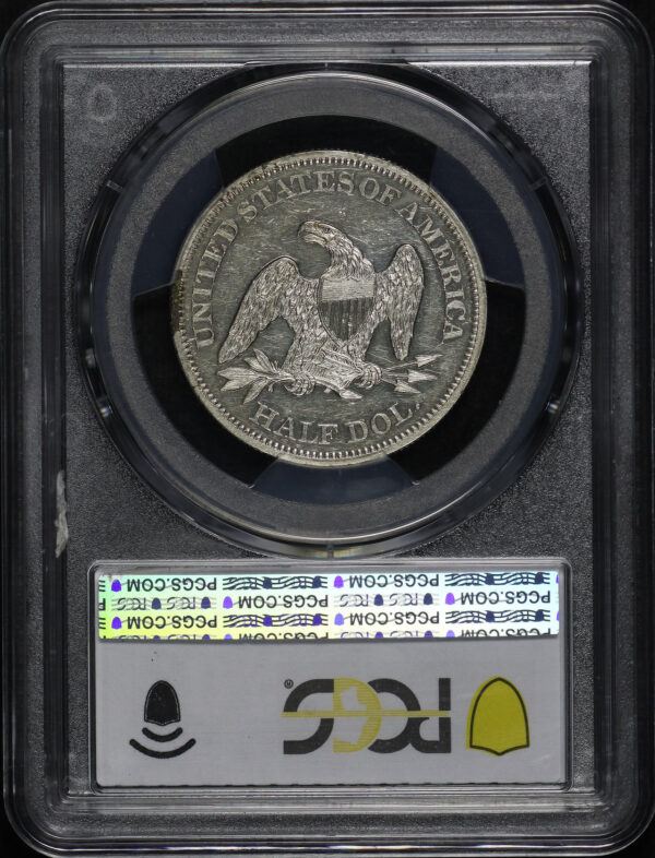 Reverse of this 1864 Liberty Seated Half Dollar PCGS PR-58