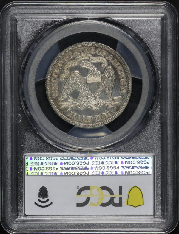Reverse of this 1869 Liberty Seated Half Dollar PCGS PR-62
