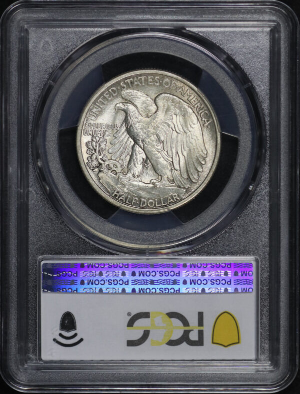 Reverse of this 1916-D Walking Liberty Half Dollar PCGS MS-63