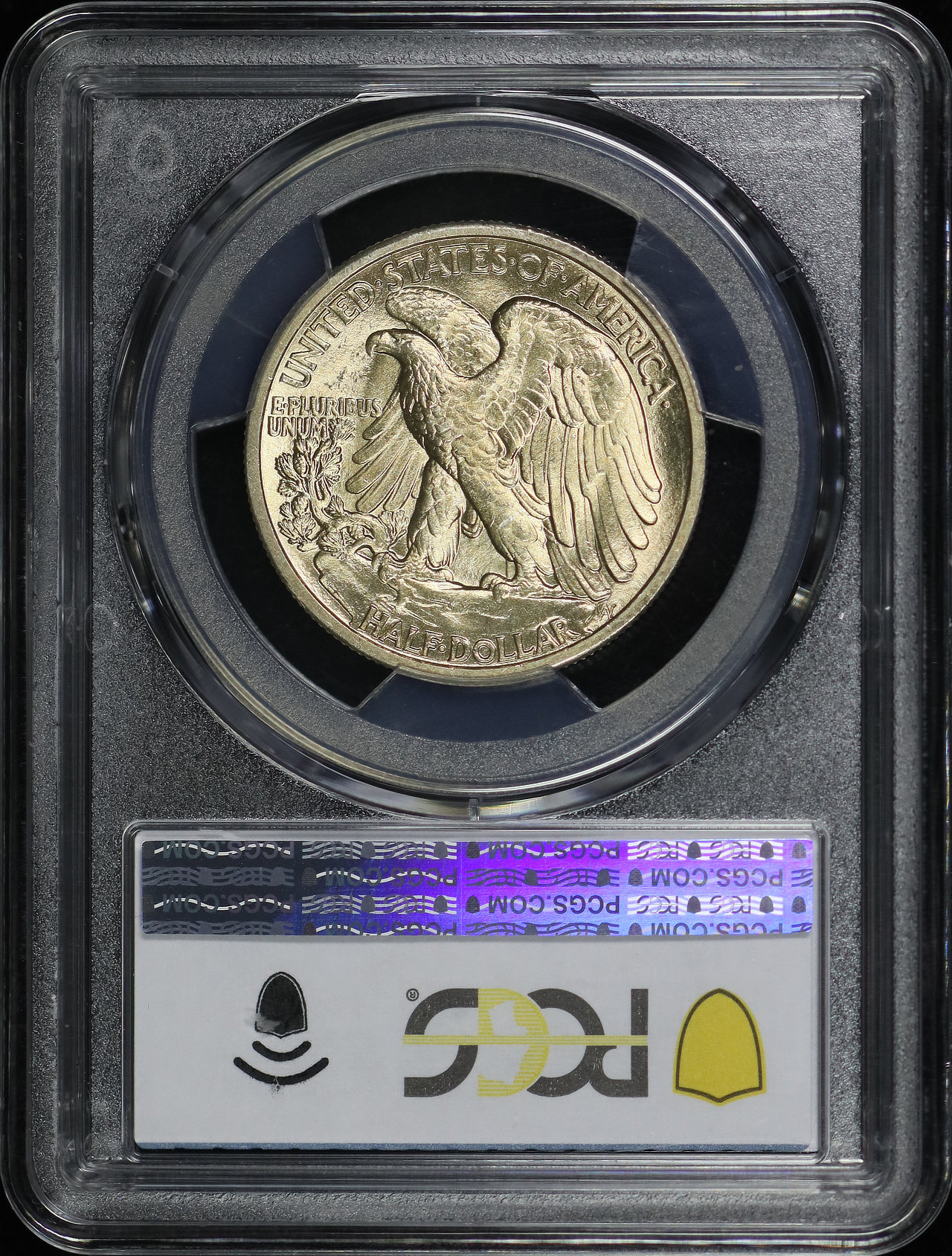 Reverse of this 1916-S Walking Liberty Half Dollar PCGS MS-65