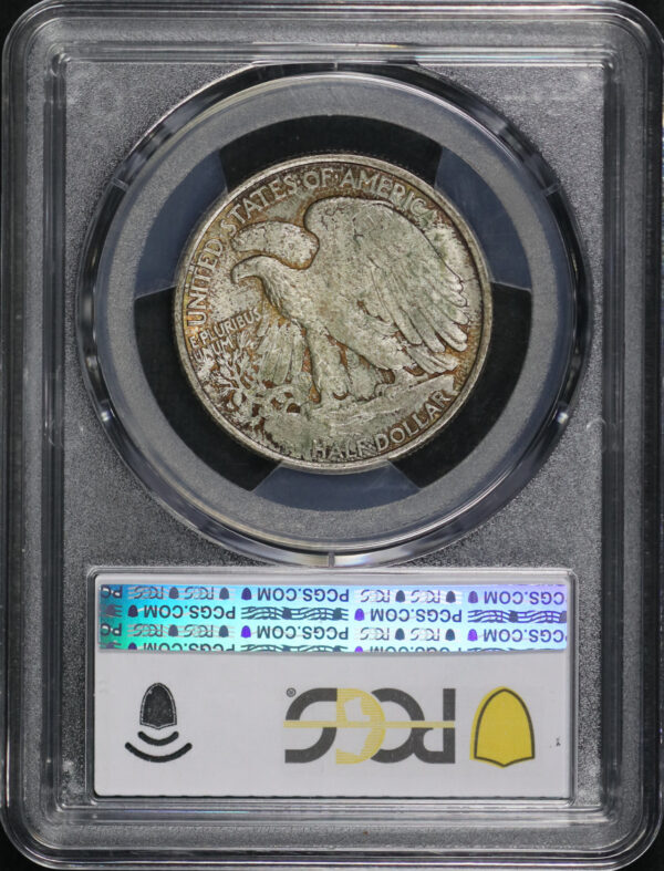 Reverse of this 1917 Walking Liberty Half Dollar PCGS MS-64