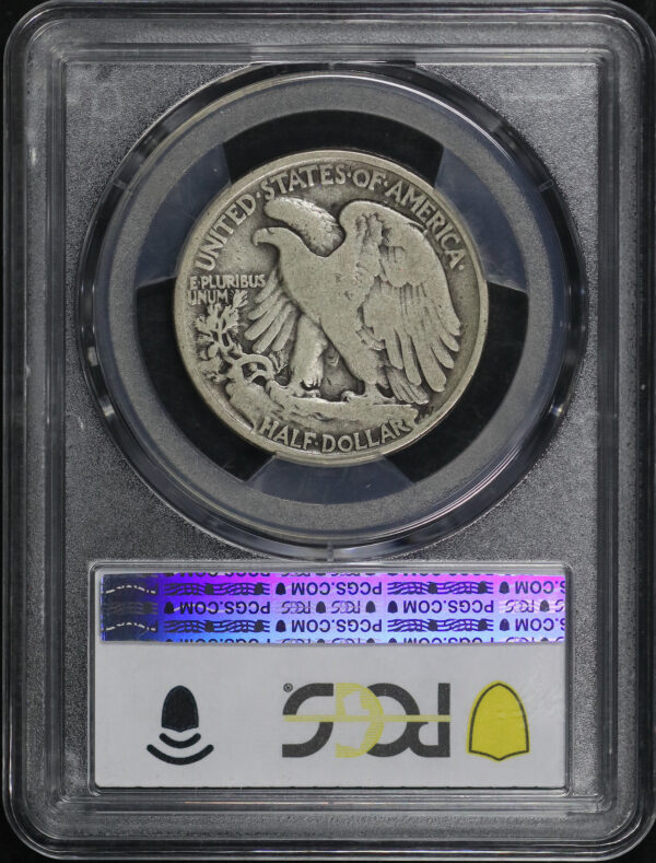 Reverse of this 1921 Walking Liberty Half Dollar PCGS VG-08