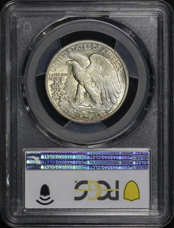 Reverse of this 1933-S Walking Liberty Half Dollar PCGS AU-58
