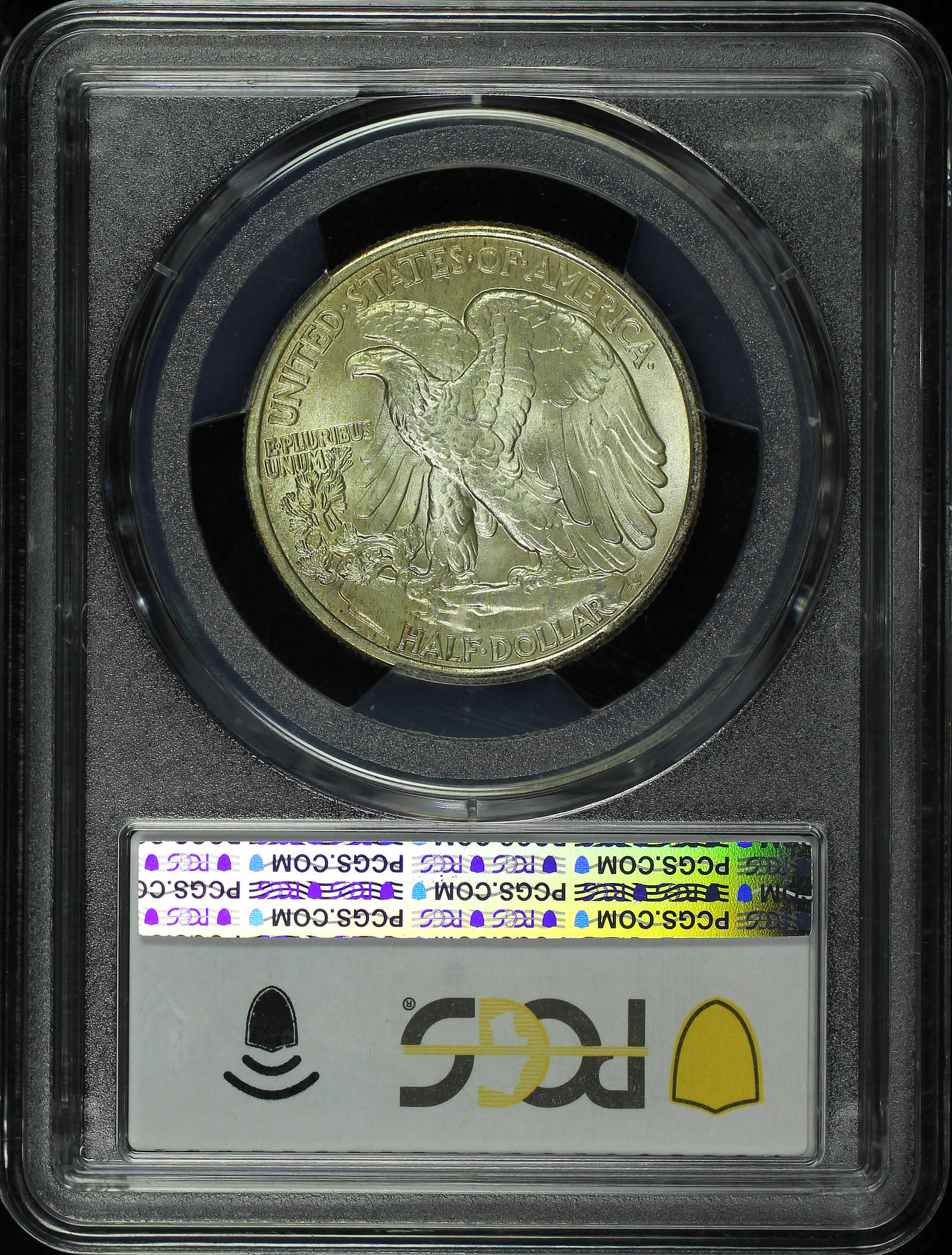 Reverse of this 1934 Walking Liberty Half Dollar PCGS MS-67
