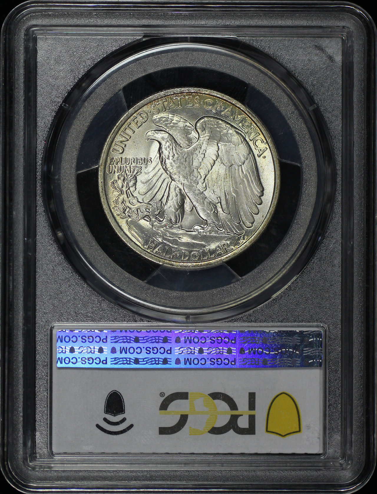 Reverse of this 1935 Walking Liberty Half Dollar PCGS MS-67