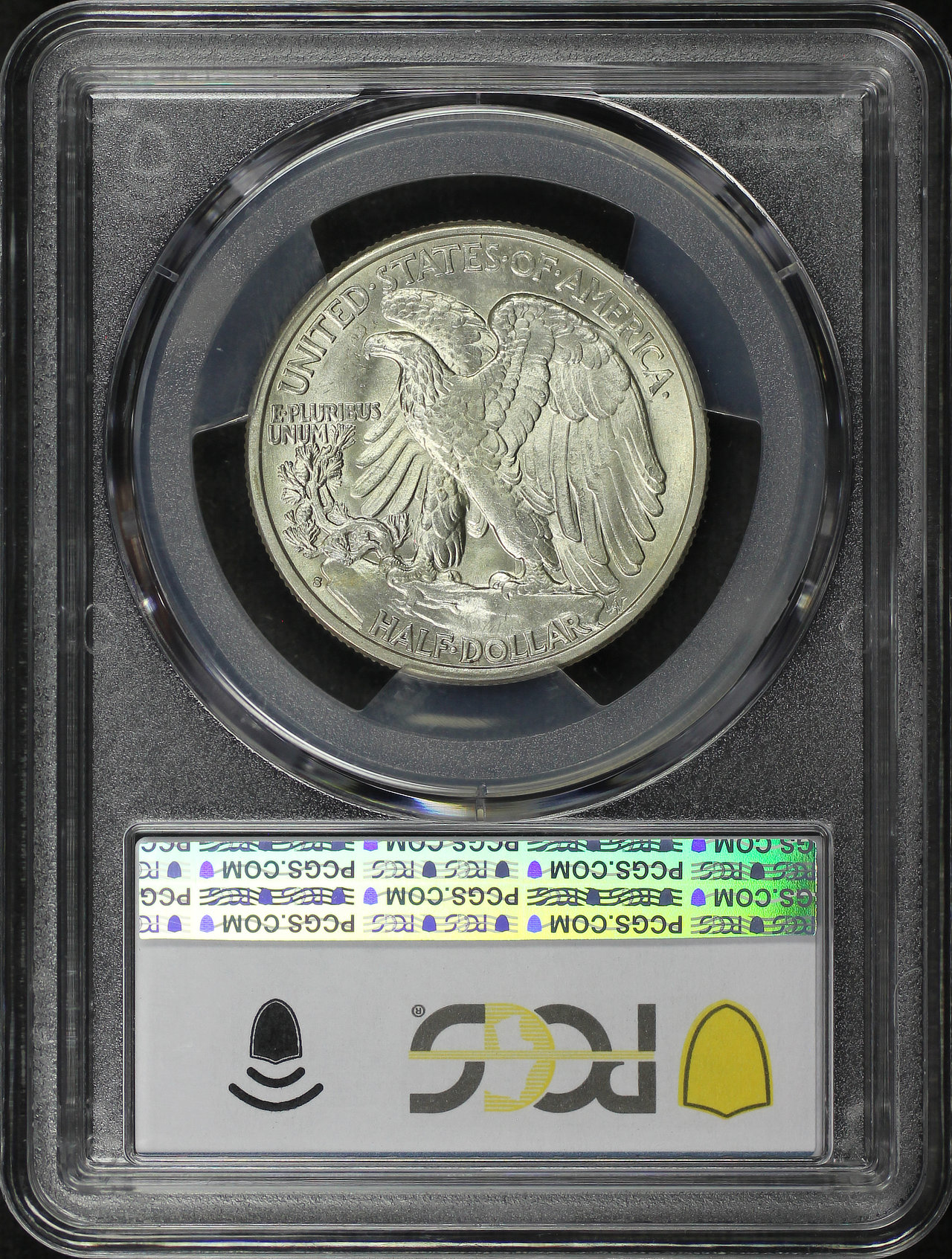 Reverse of this 1935-S Walking Liberty Half Dollar PCGS MS-64