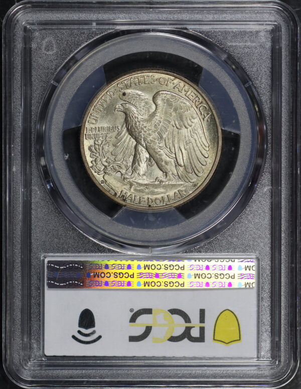 Reverse of this 1937-D Walking Liberty Half Dollar PCGS MS-64