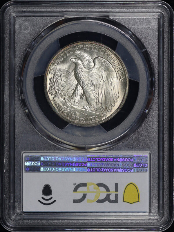 Reverse of this 1937-D Walking Liberty Half Dollar PCGS MS-67 CAC