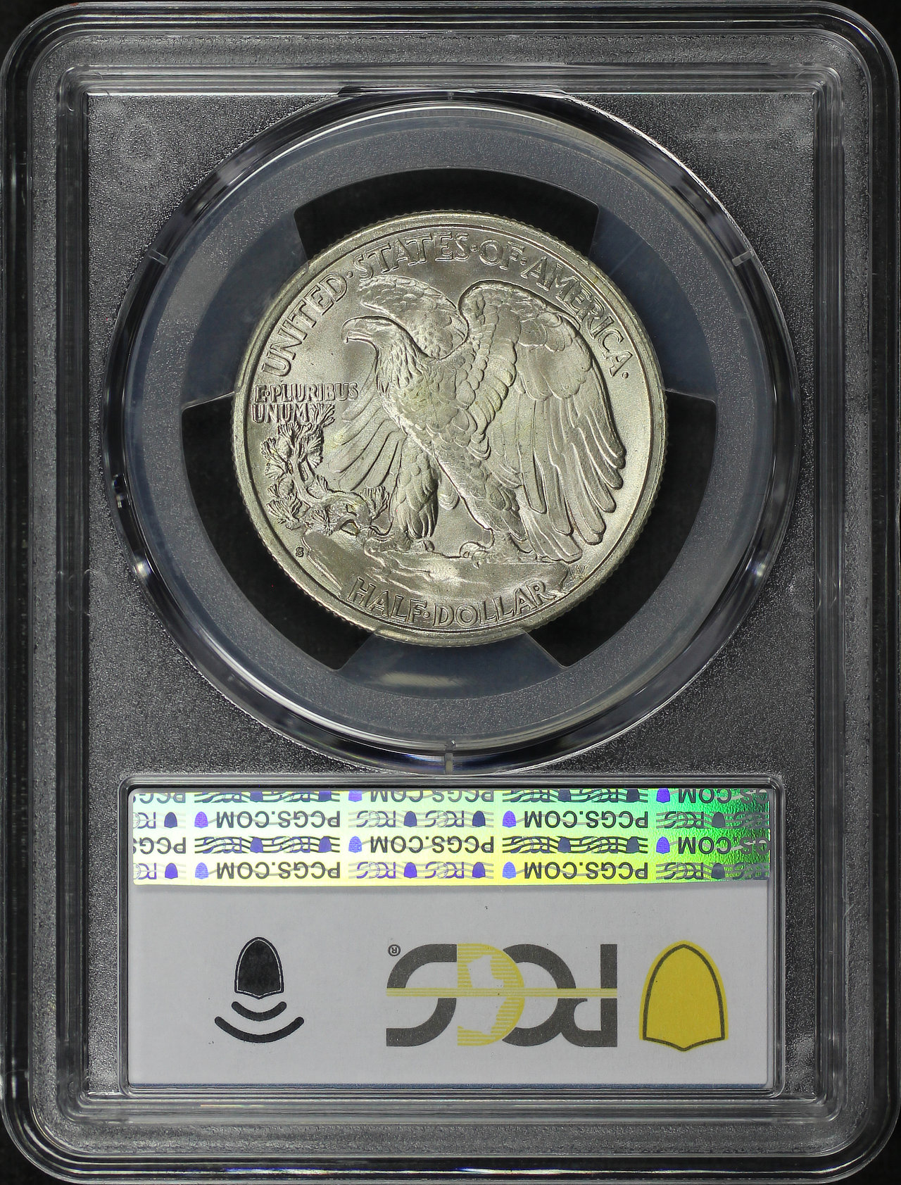 Reverse of this 1937-S Walking Liberty Half Dollar PCGS MS-65