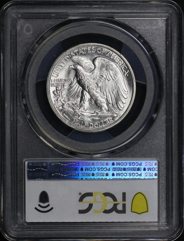 Reverse of this 1941-S Walking Liberty Half Dollar PCGS MS-66+ CAC