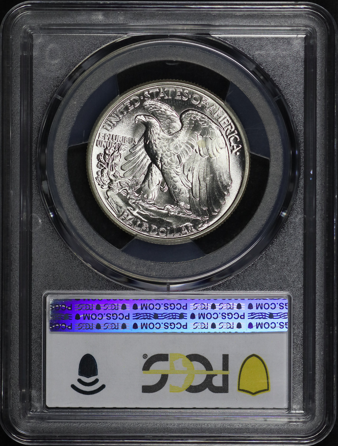 Reverse of this 1942 Walking Liberty Half Dollar PCGS MS-65