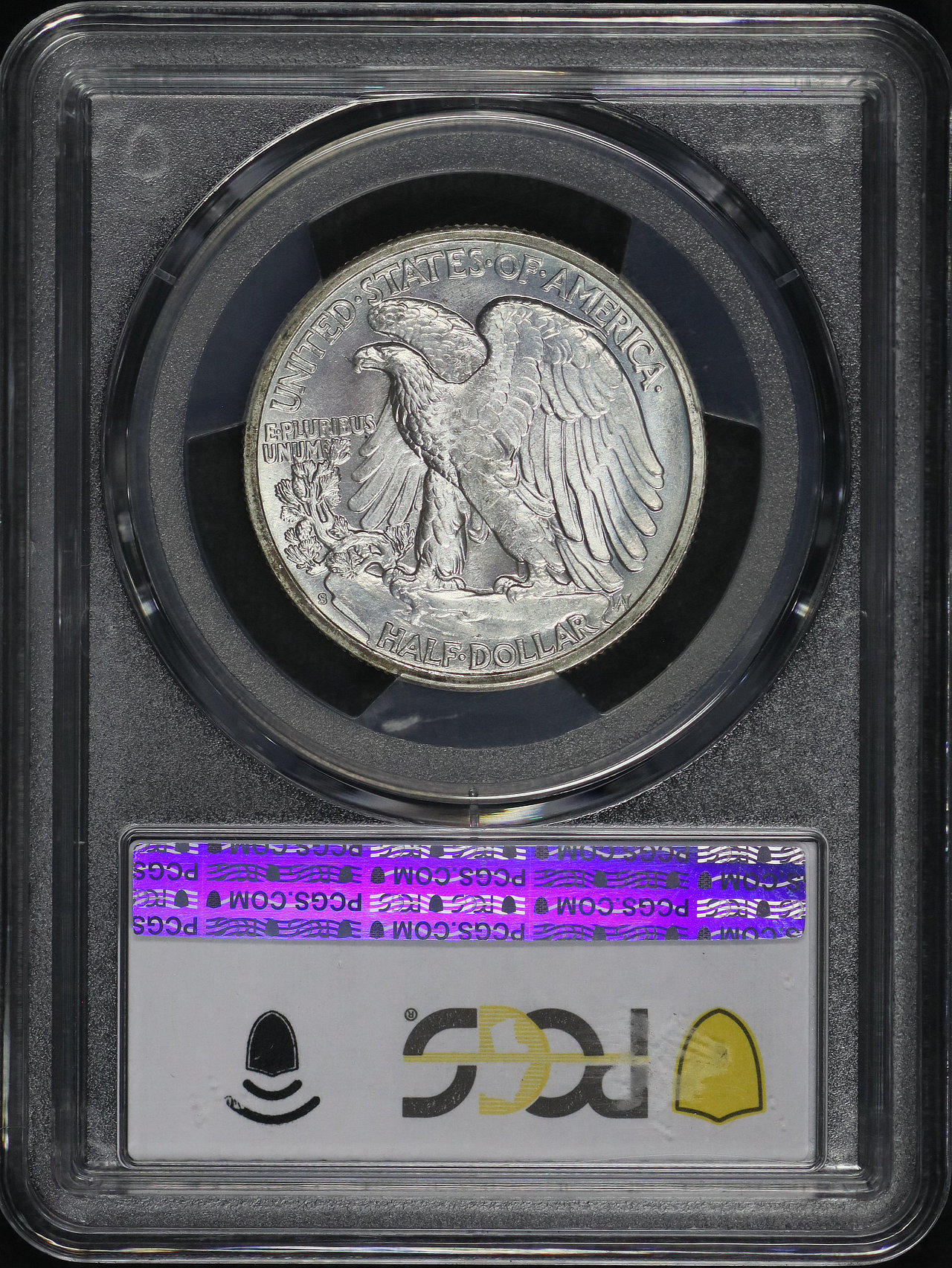 Reverse of this 1942-S Walking Liberty Half Dollar PCGS MS-66