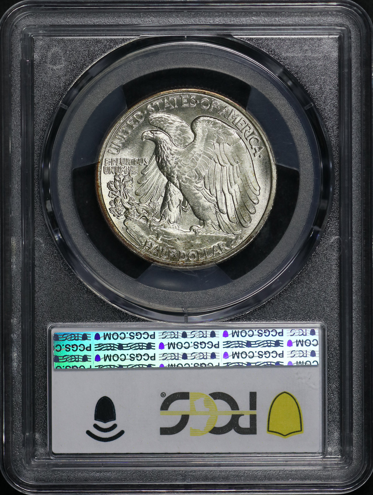 Reverse of this 1943-S Walking Liberty Half Dollar PCGS MS-66