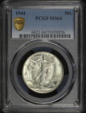 Obverse of this 1944 Walking Liberty Half Dollar PCGS MS-64