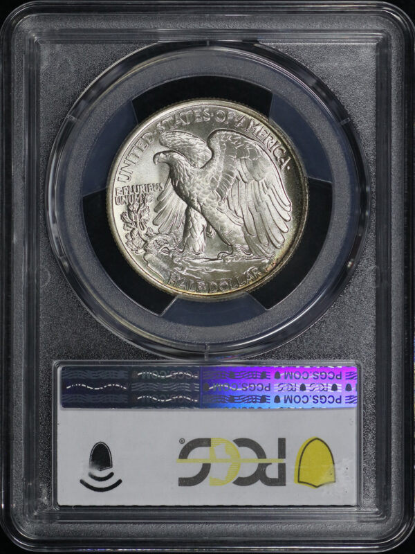 Reverse of this 1947 Walking Liberty Half Dollar PCGS MS-67