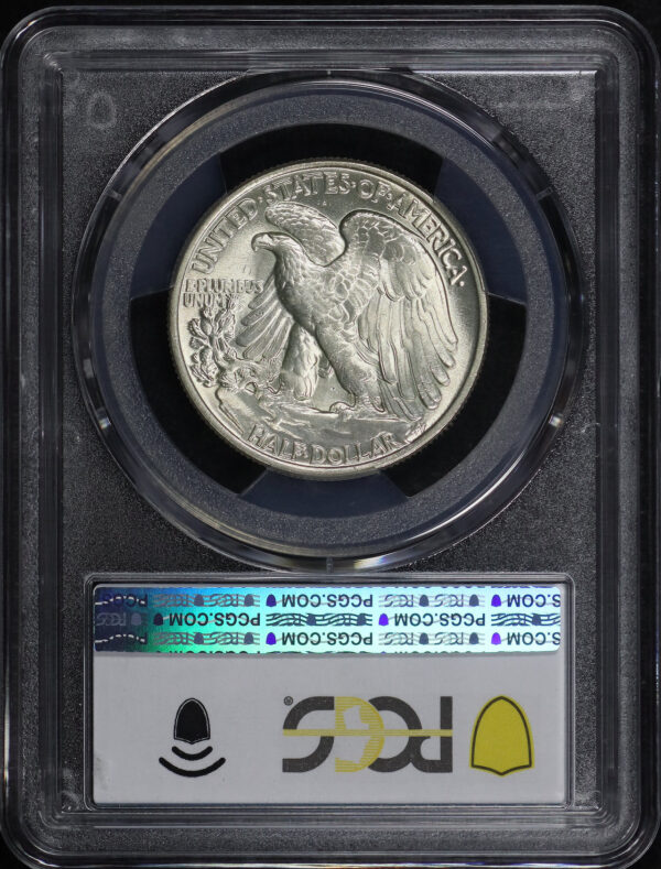 Reverse of this 1946 Doubled Die Reverse Walking Liberty Half Dollar PCGS MS-64