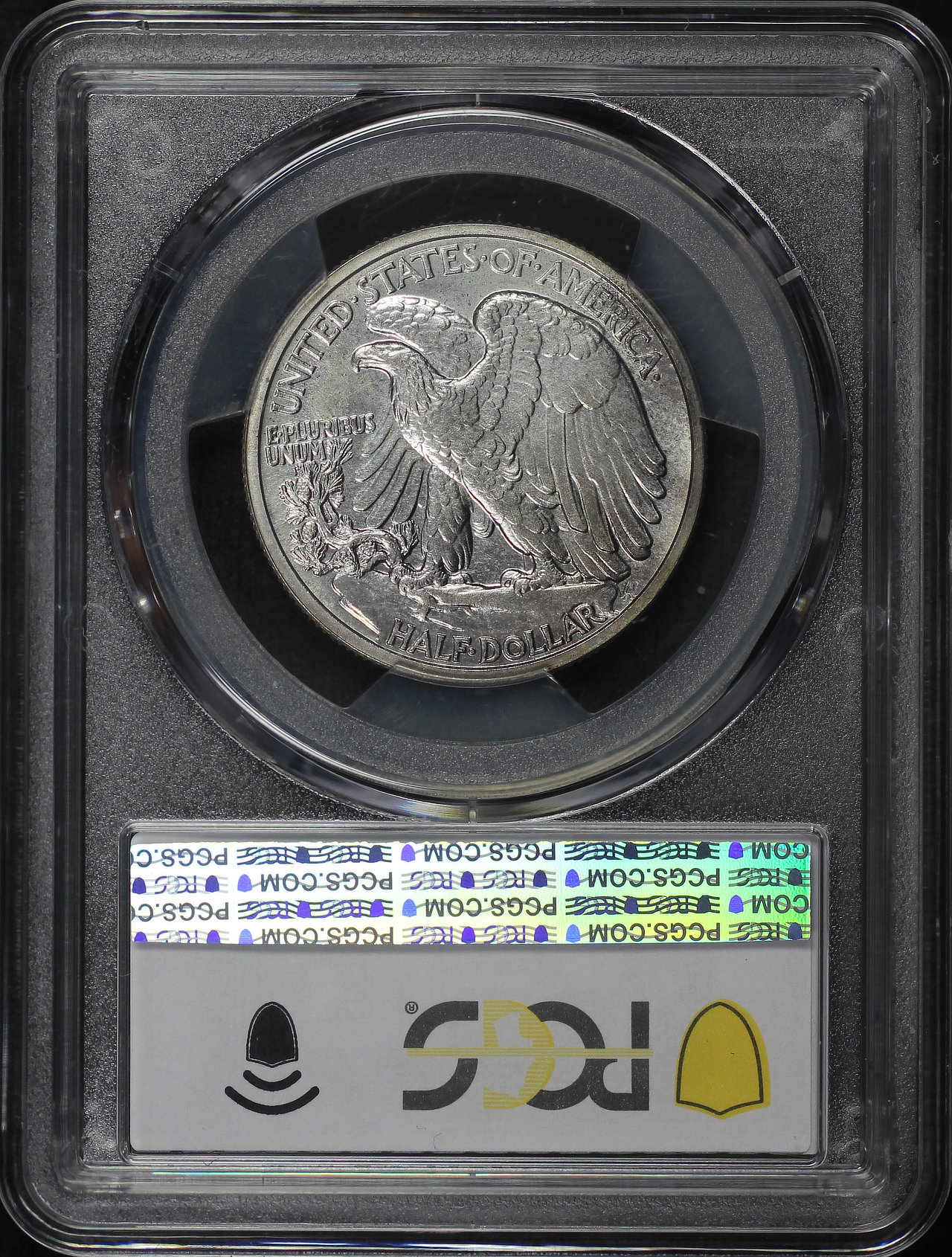 Reverse of this 1936 Walking Liberty Half Dollar PCGS PR-64