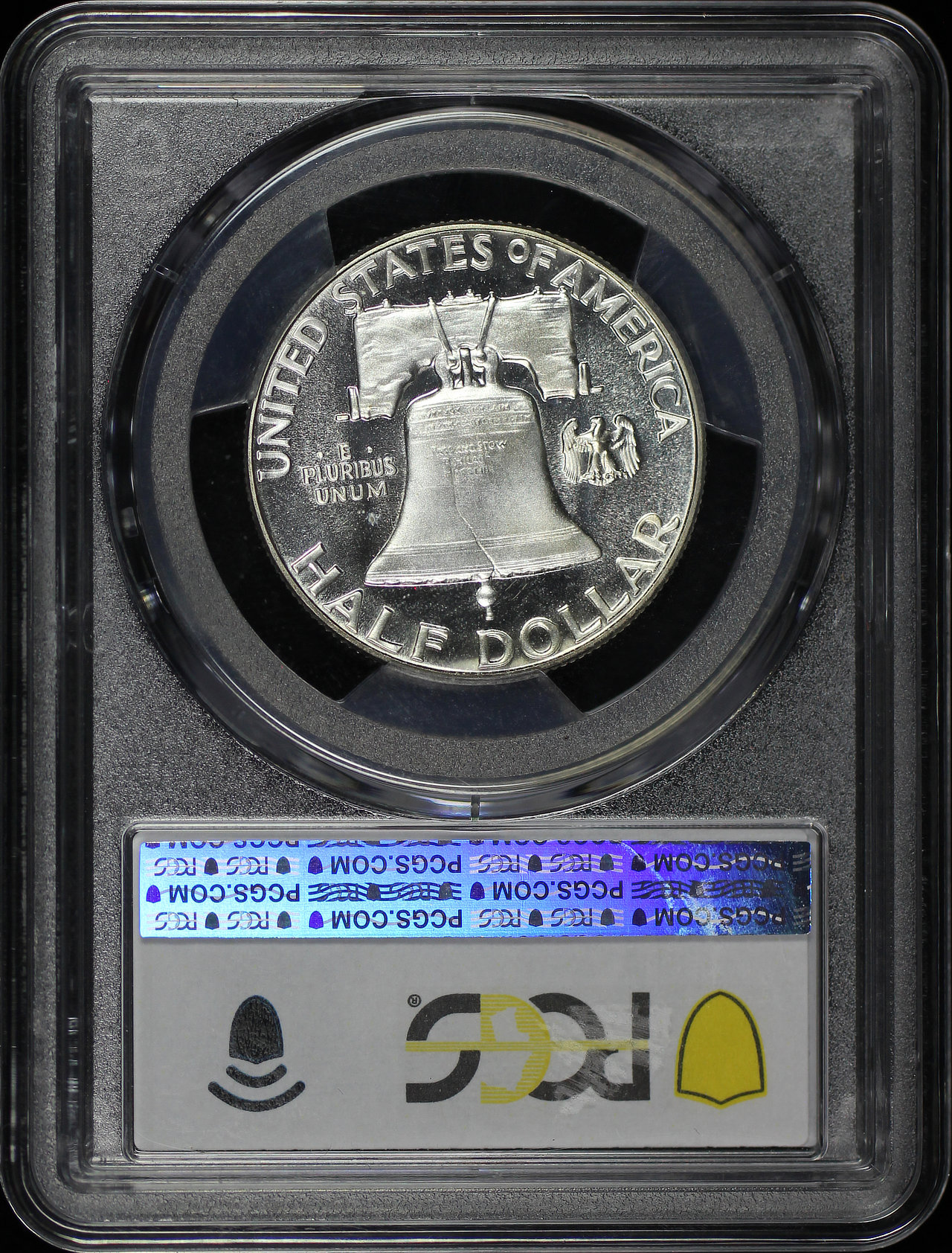 Reverse of this 1955 Franklin Half Dollar PCGS PR-67