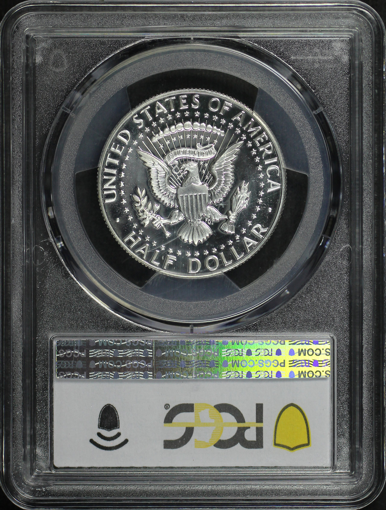 Reverse of this 1969-S Kennedy Half Dollar PCGS PR-69