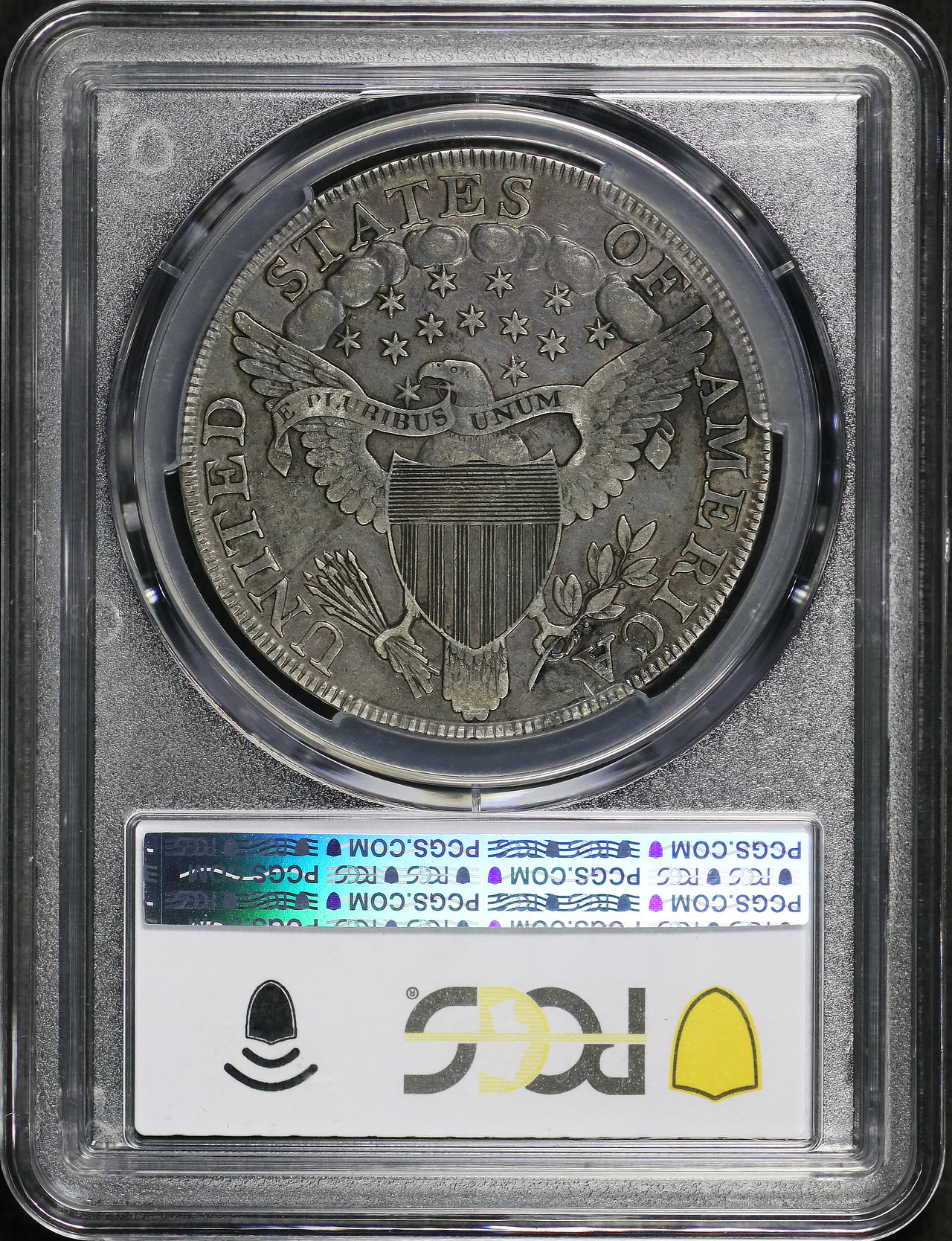 Reverse of this 1801 Draped Bust Dollar PCGS VF-35