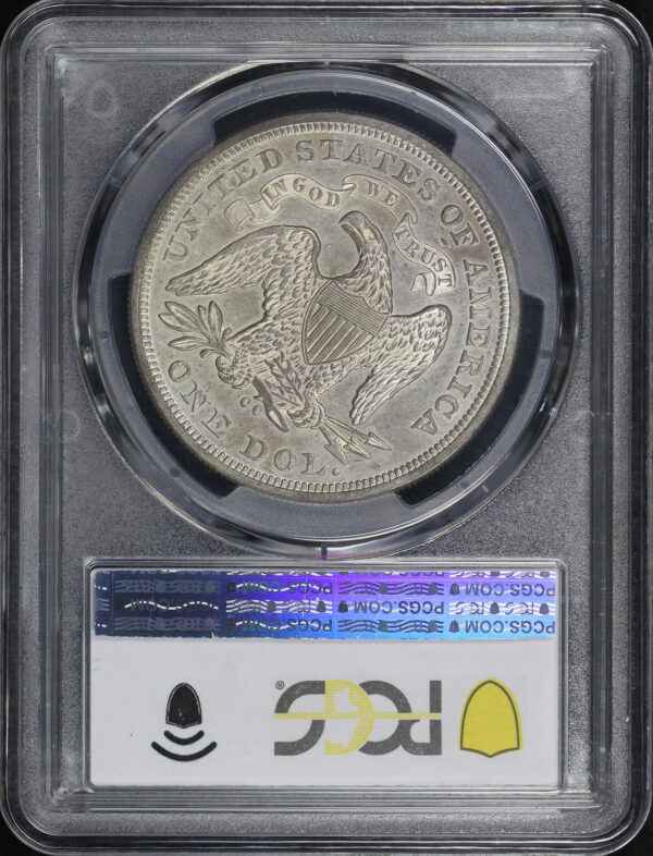Reverse of this 1870-CC Liberty Seated Dollar PCGS MS-61 Rotated Reverse Die 