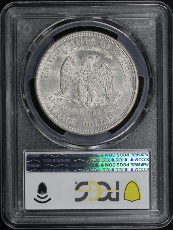 Reverse of this 1874-CC Trade Dollar PCGS MS-61