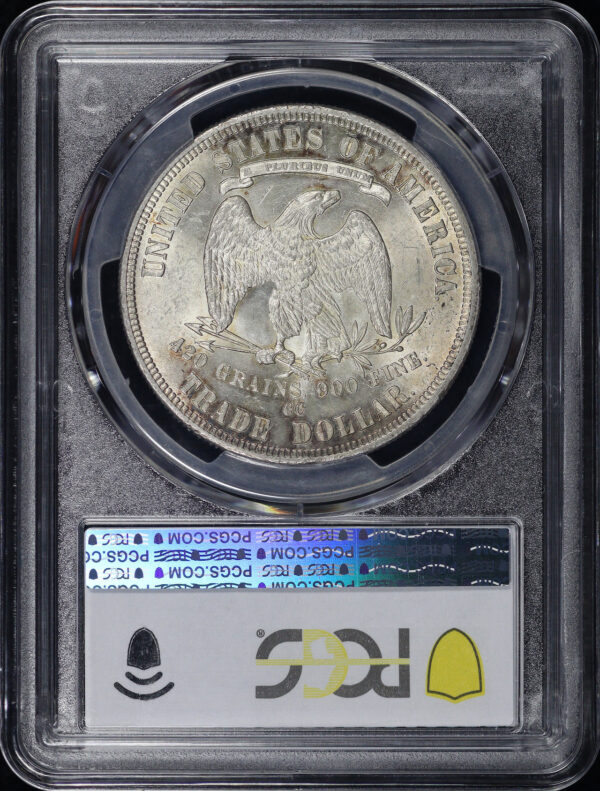 Reverse of this 1877-CC Trade Dollar PCGS MS-61