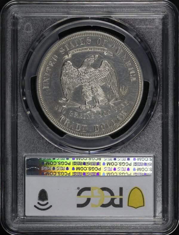 Reverse of this 1879 Trade Dollar PCGS PR-60