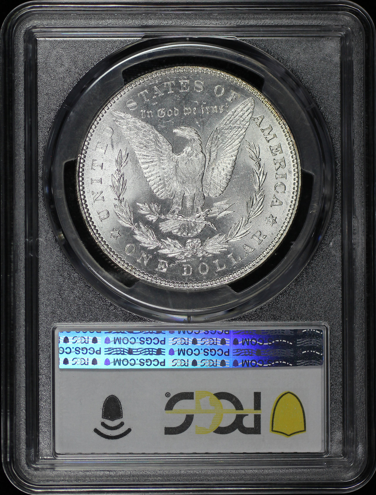 Reverse of this 1878 7/8TF Weak Morgan Dollar PCGS MS-63