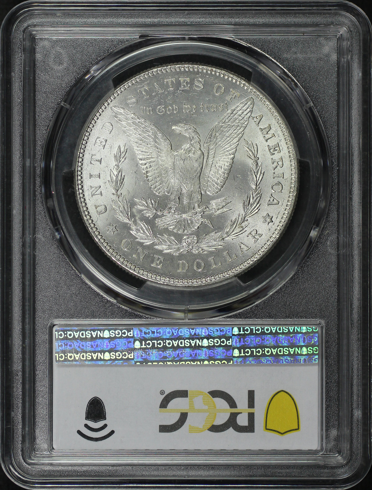 Reverse of this 1878 7TF Weak Morgan Dollar PCGS MS-65
