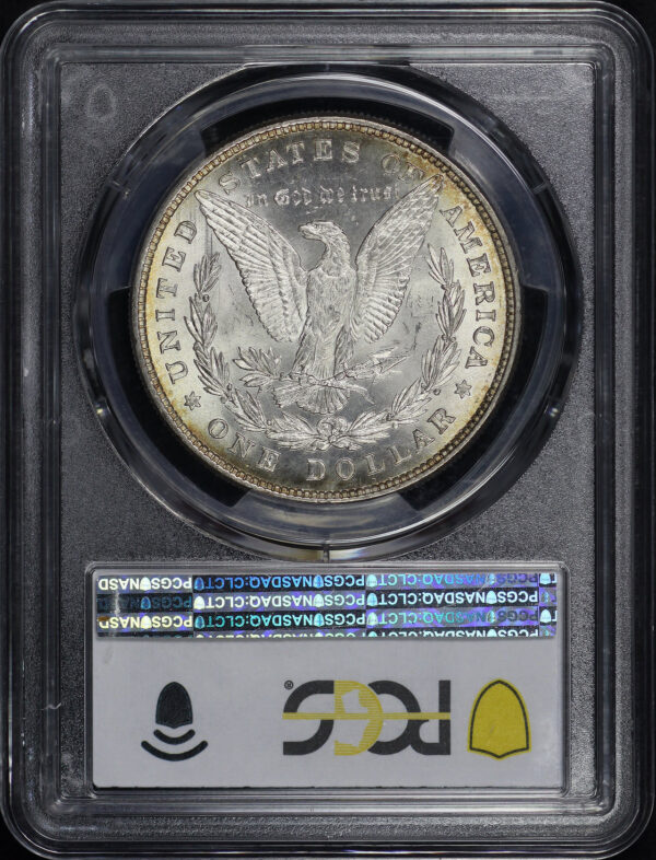 Reverse of this 1878 8TF Morgan Dollar PCGS MS-63