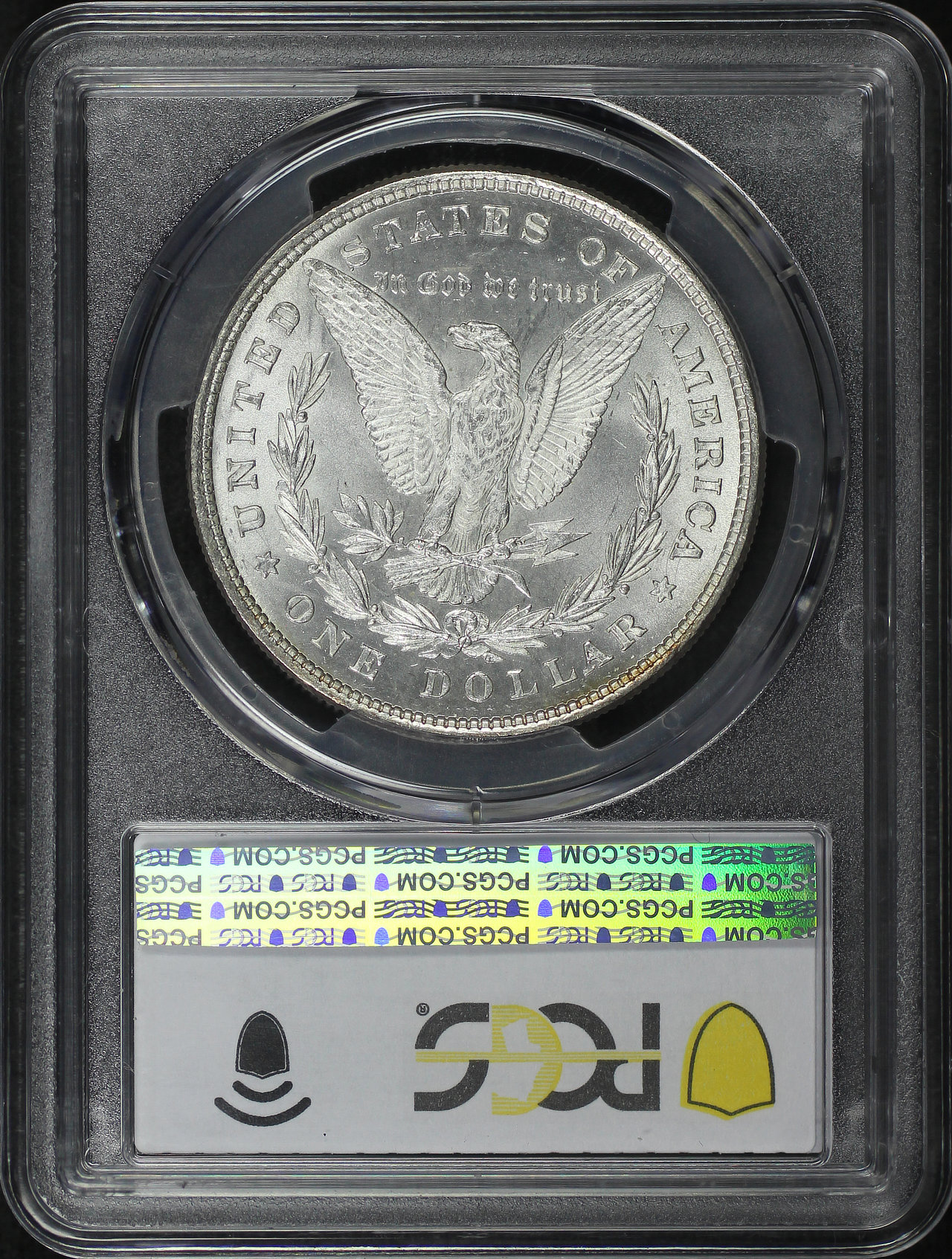 Reverse of this 1878 8TF Morgan Dollar PCGS MS-63