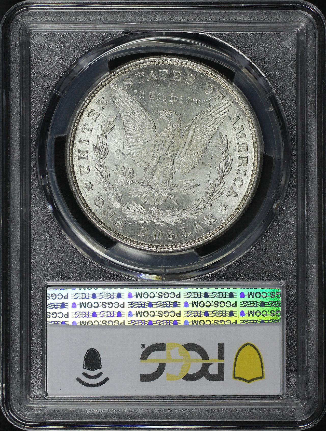 Reverse of this 1878 8TF Morgan Dollar PCGS MS-63